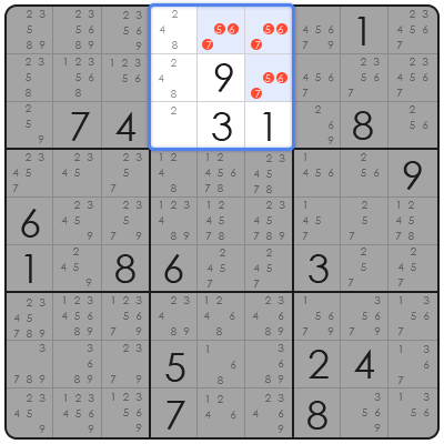 color sudoku game board